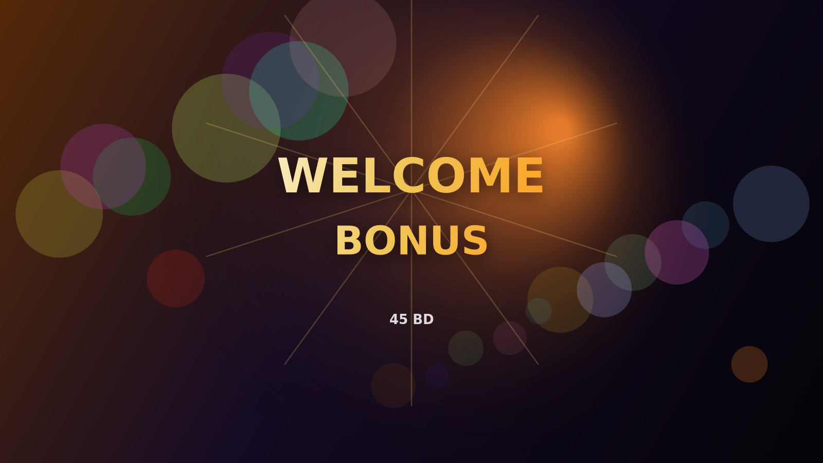 Claim your welcome bonus